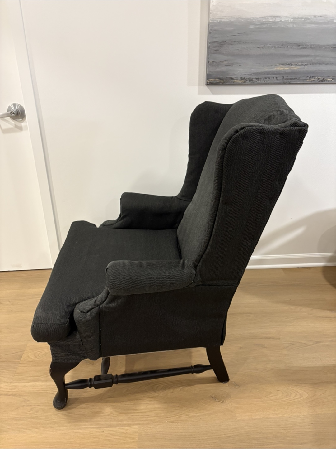 Wingback Chair - Dark Gray - photo 5