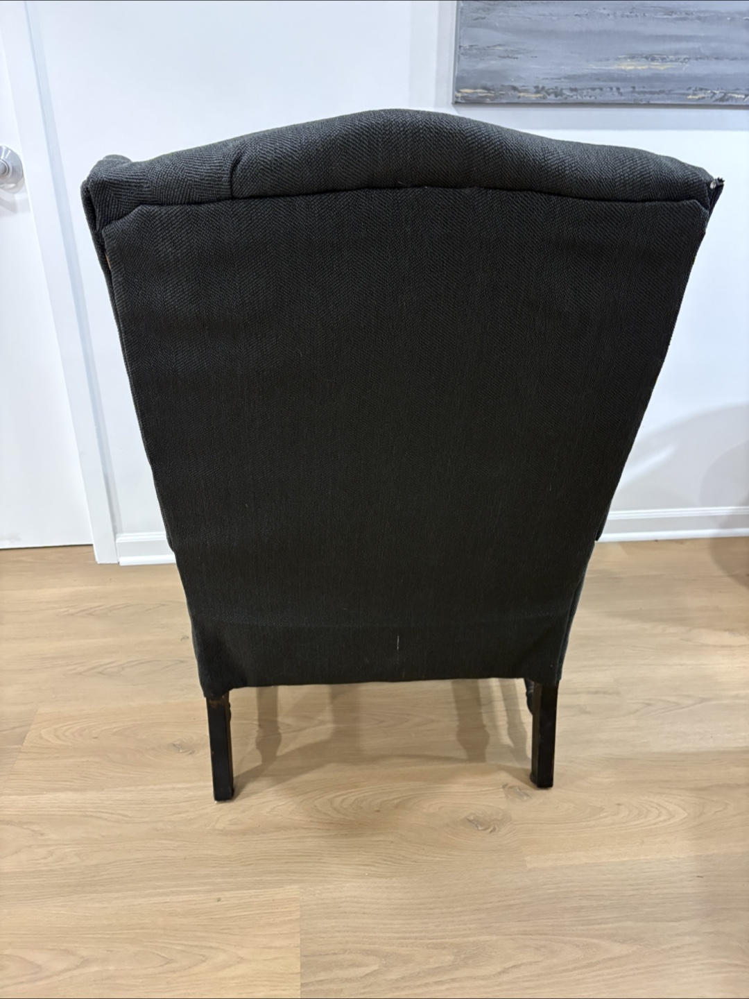 Wingback Chair - Dark Gray - photo 4