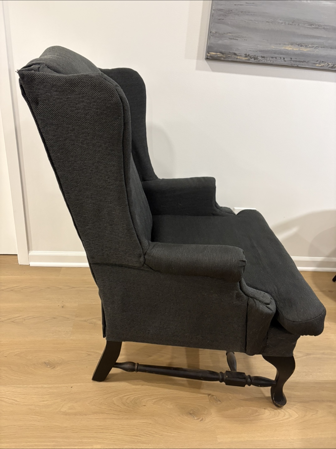 Wingback Chair - Dark Gray - photo 3