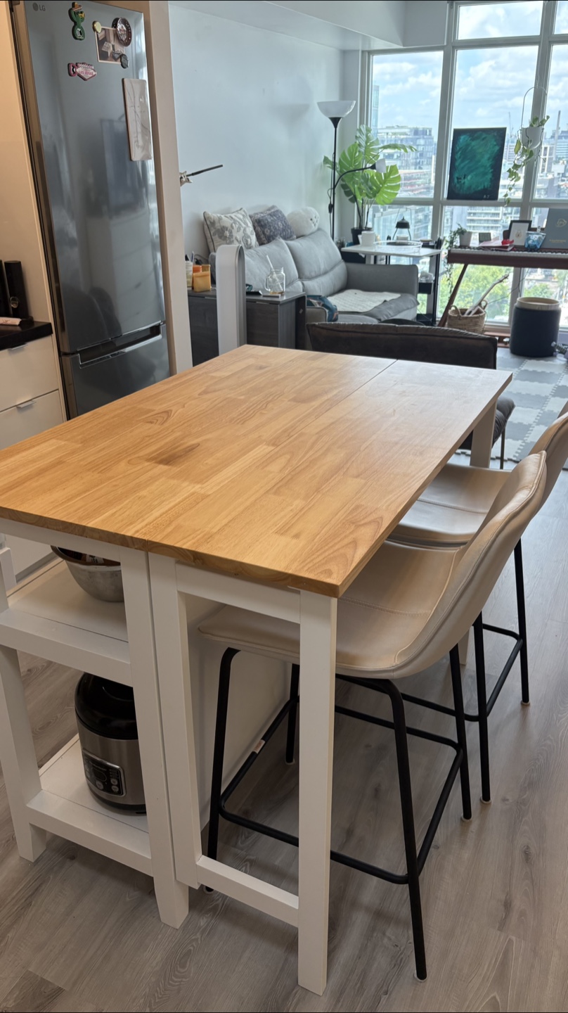 Set of 2 Cream  Bar Stools - photo 2