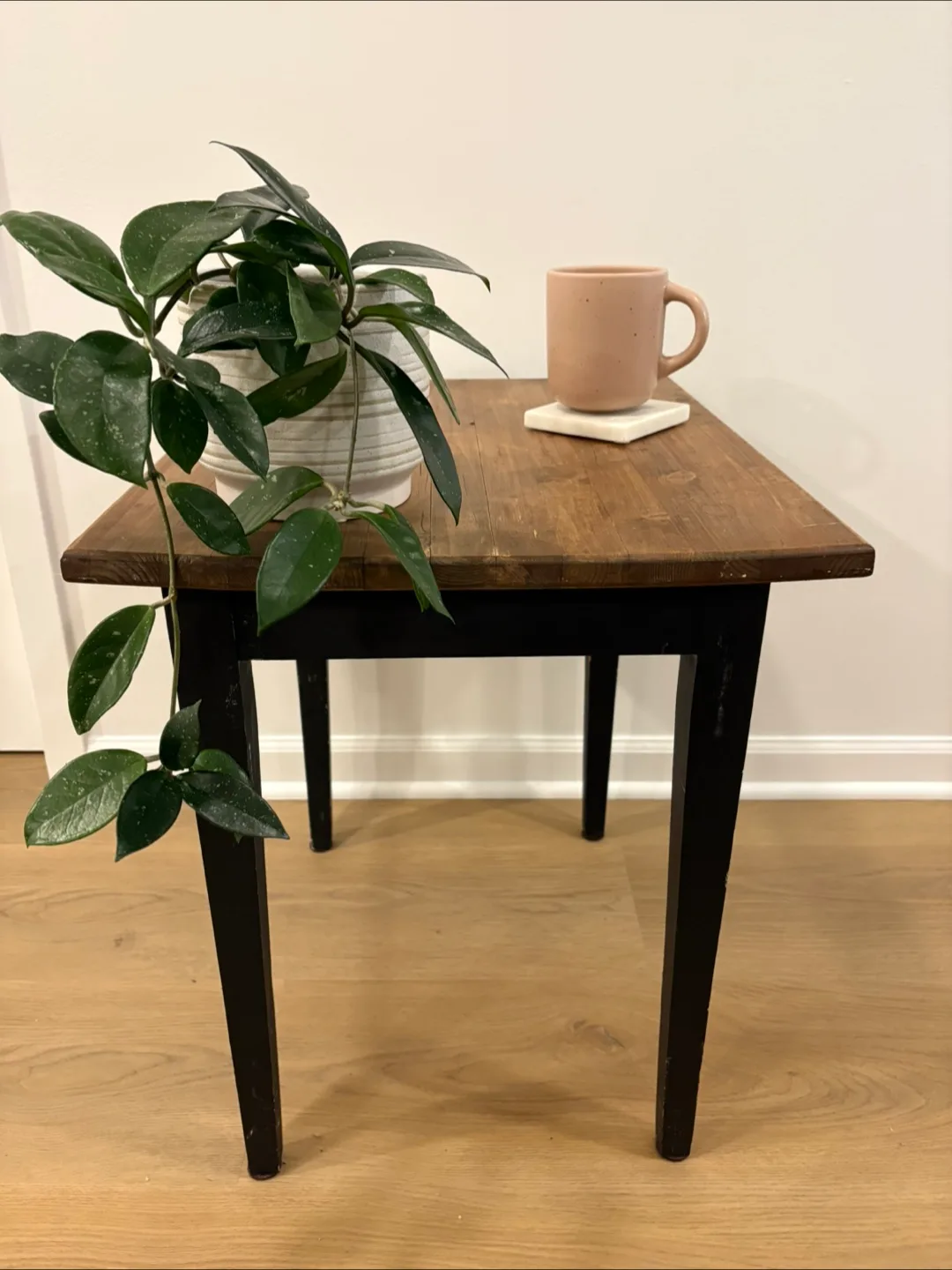Rustic Wooden Side Table thumbnail