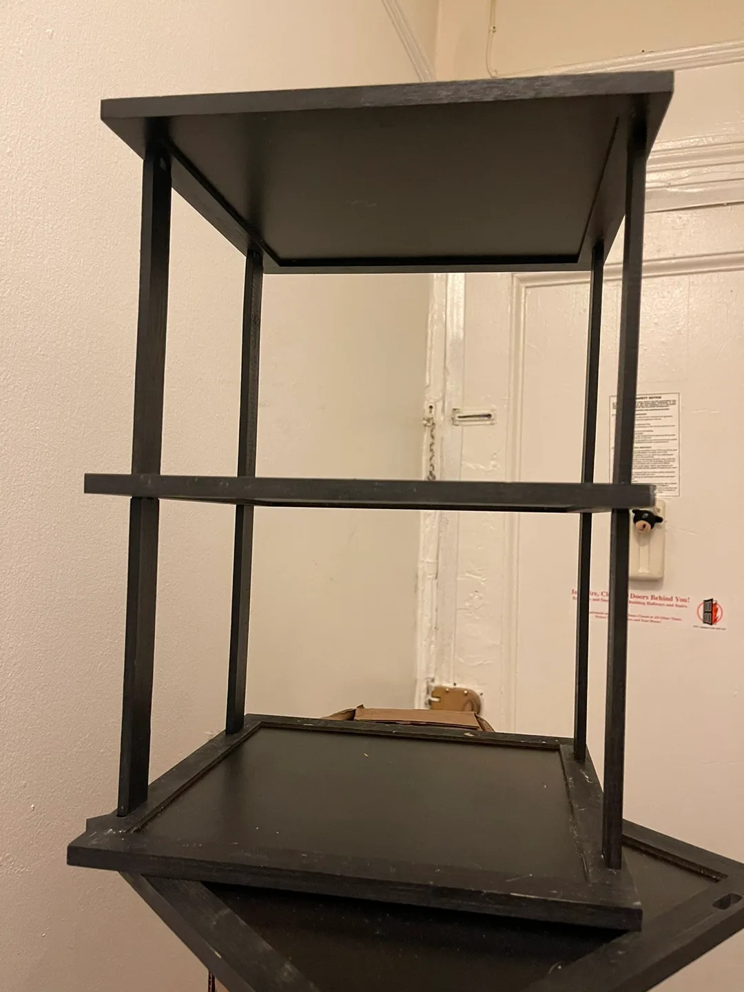 Black Bamboo Vertical Shoe Rack - Multi-tier image indicator(3)