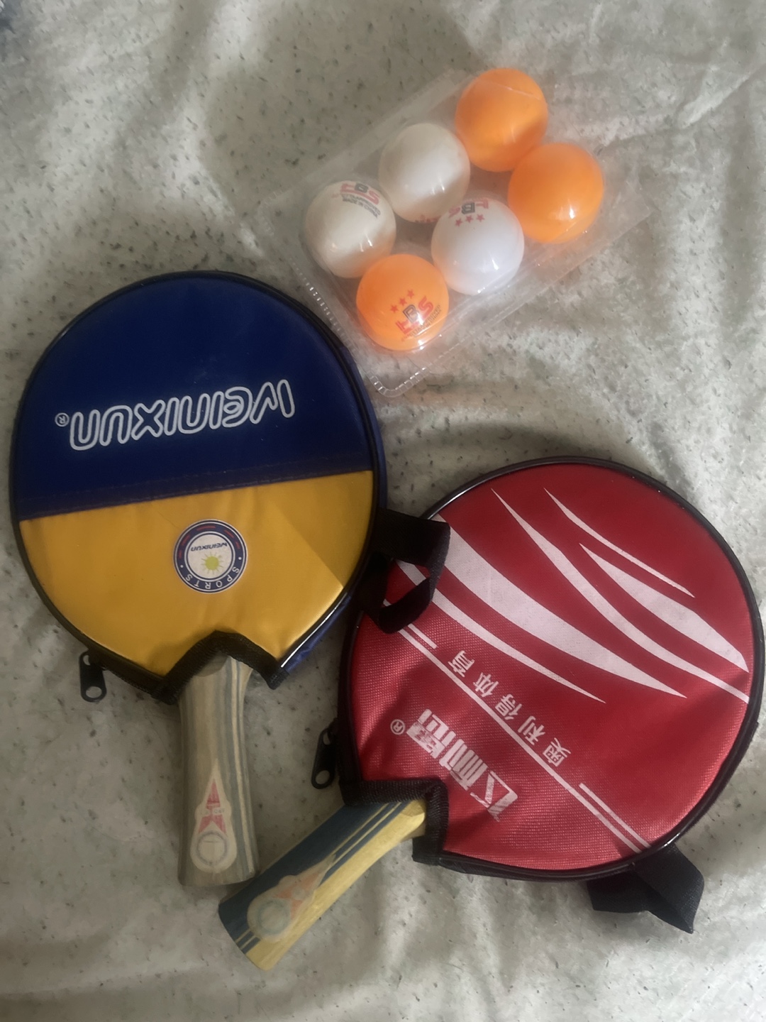 Table Tennis Set - WEINIXUN Paddles & Balls