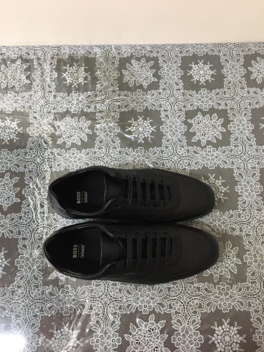 BOSS Black Leather Sneakers - photo 4