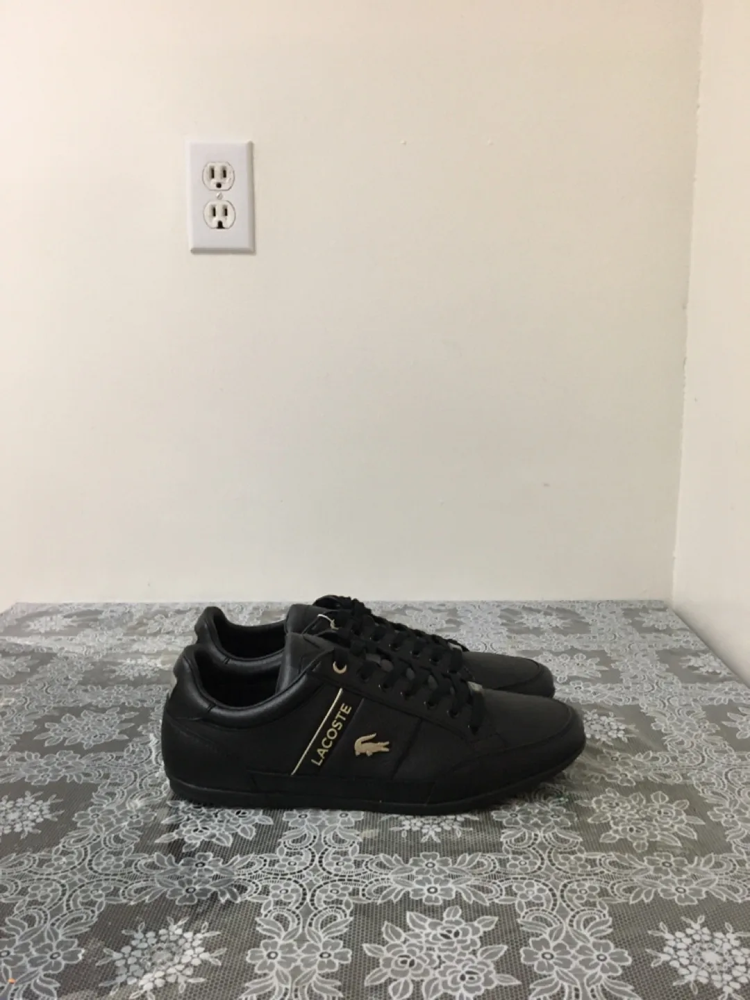 Lacoste Black Leather Sneakers image indicator(2)