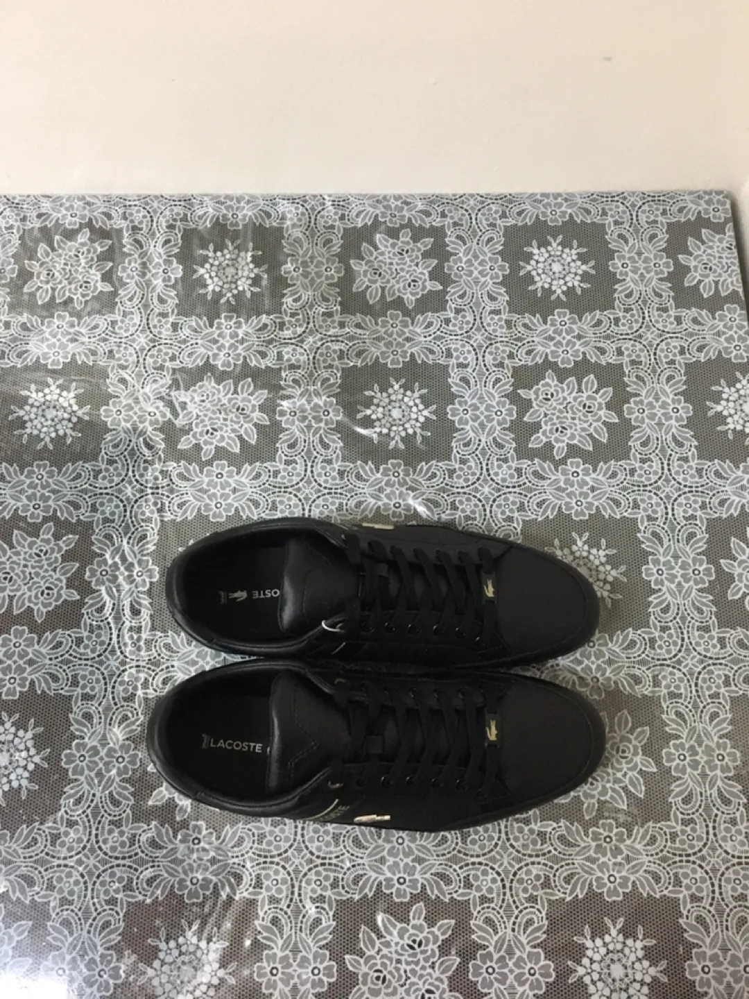 Lacoste Black Leather Sneakers image indicator(4)