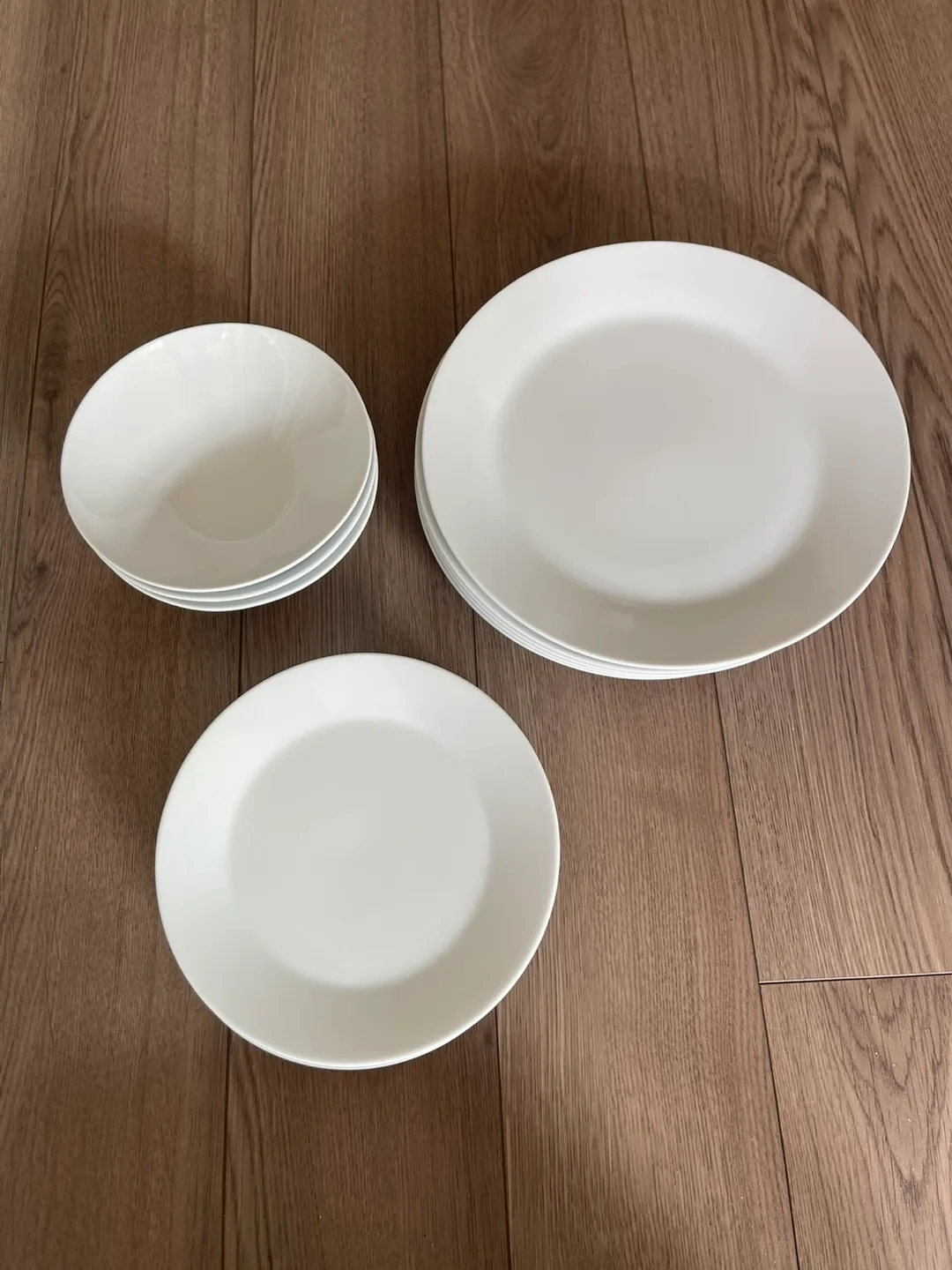 IKEA White Porcelain Plates and Bowls image indicator(3)