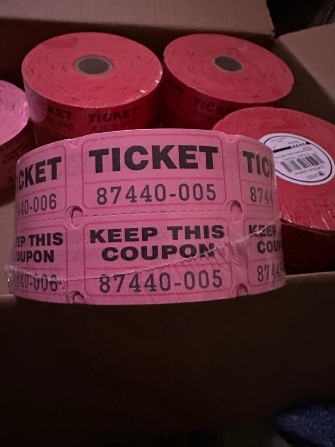Raffle tickets thumbnail