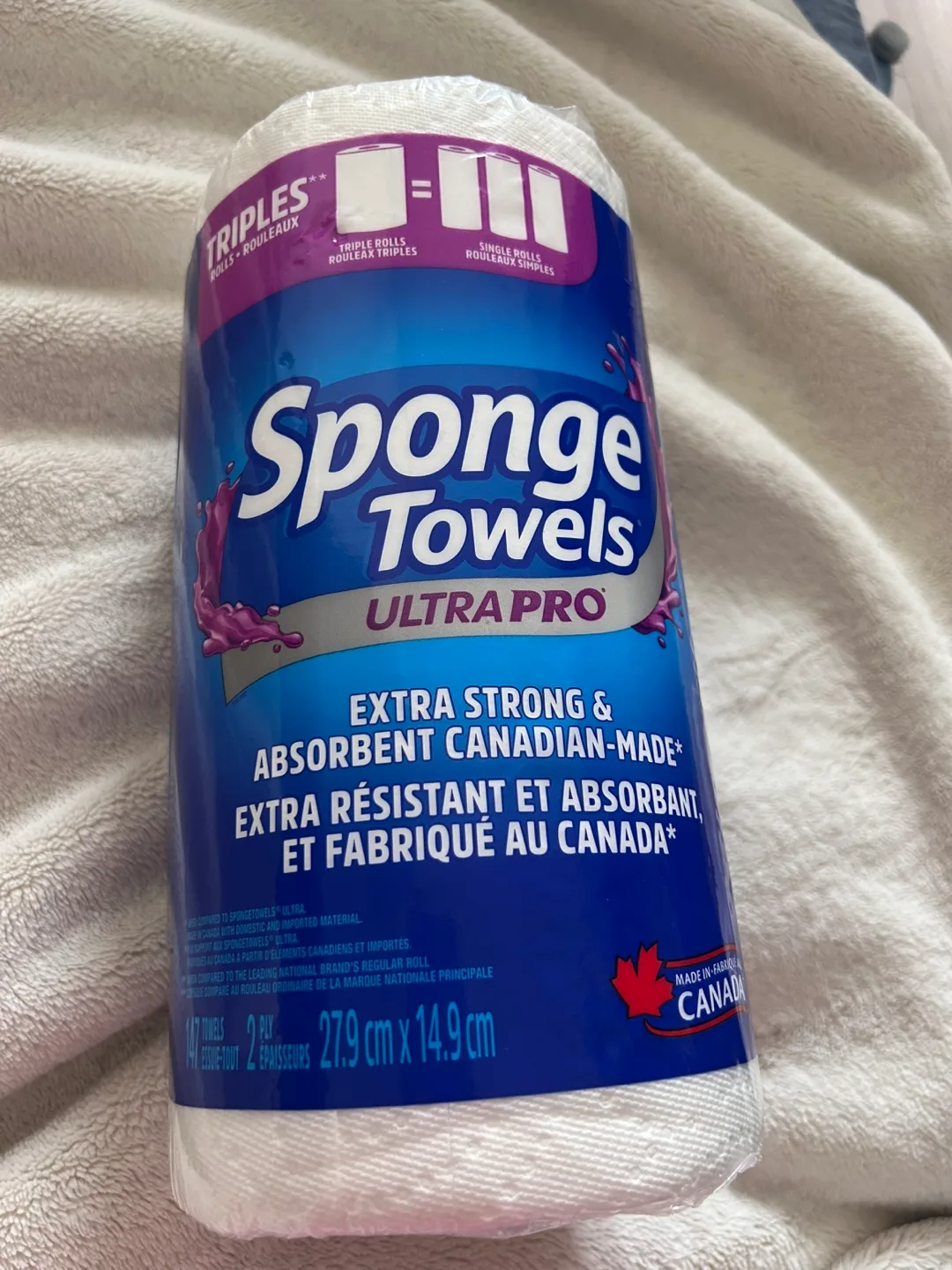 Sponge Towels Ultra Pro - Triple Rolls - 2 ply thumbnail