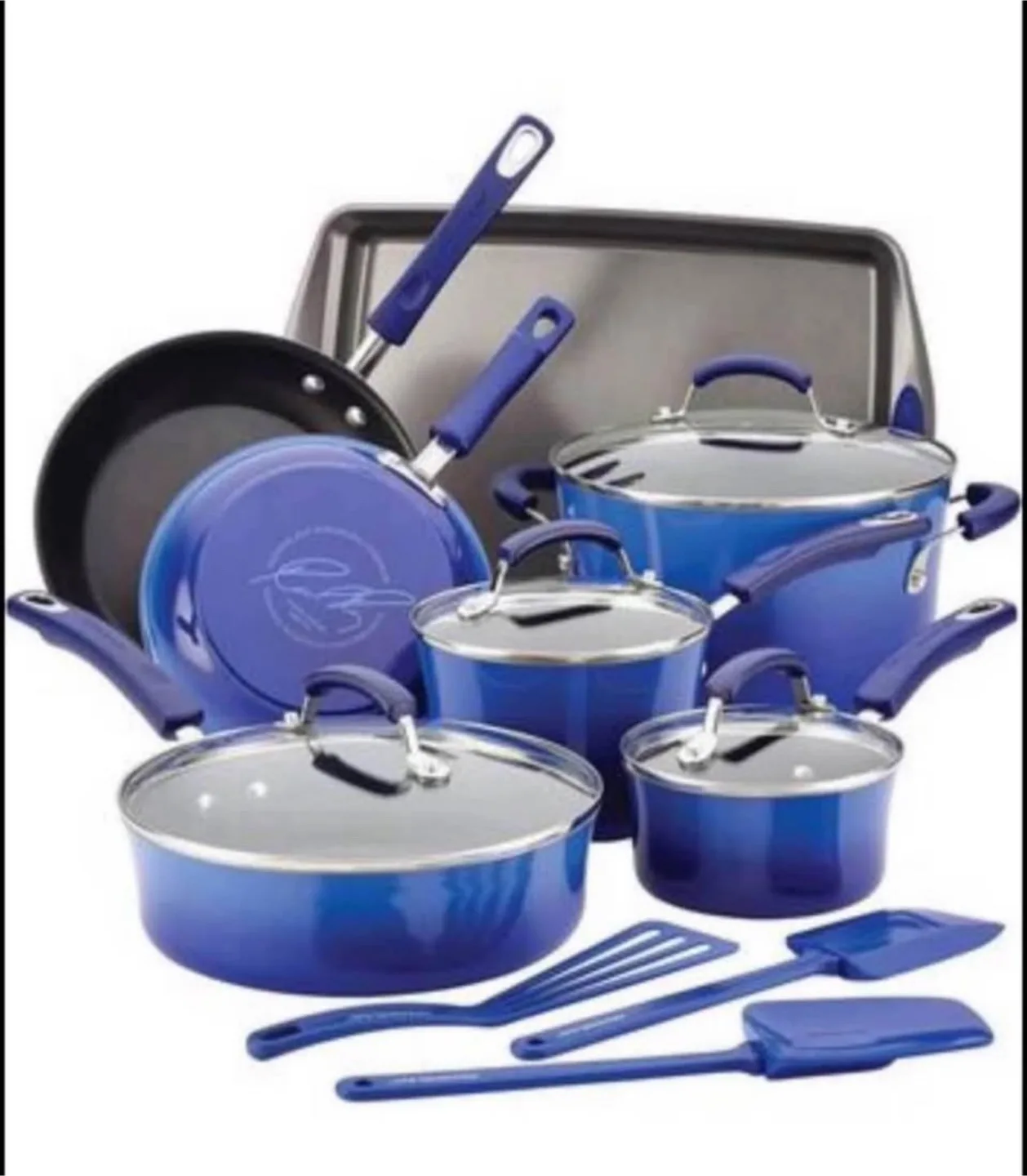 Rachael Ray 14-Piece Hard Enamel Cookware Set image indicator(2)