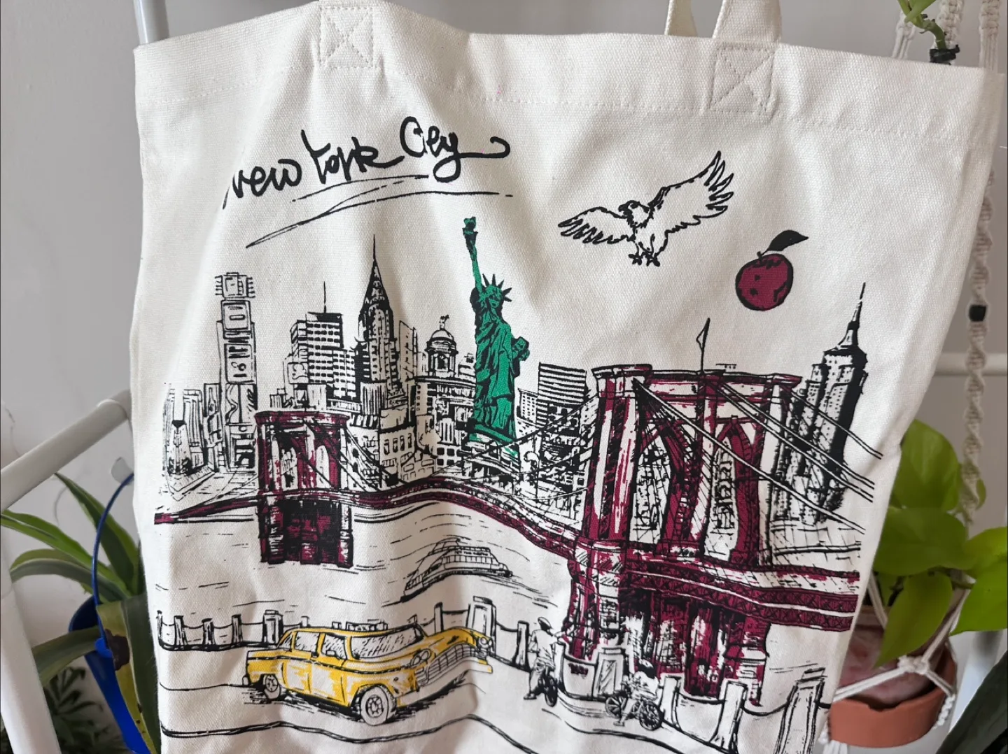 New York City Canvas Tote Bag image indicator(2)