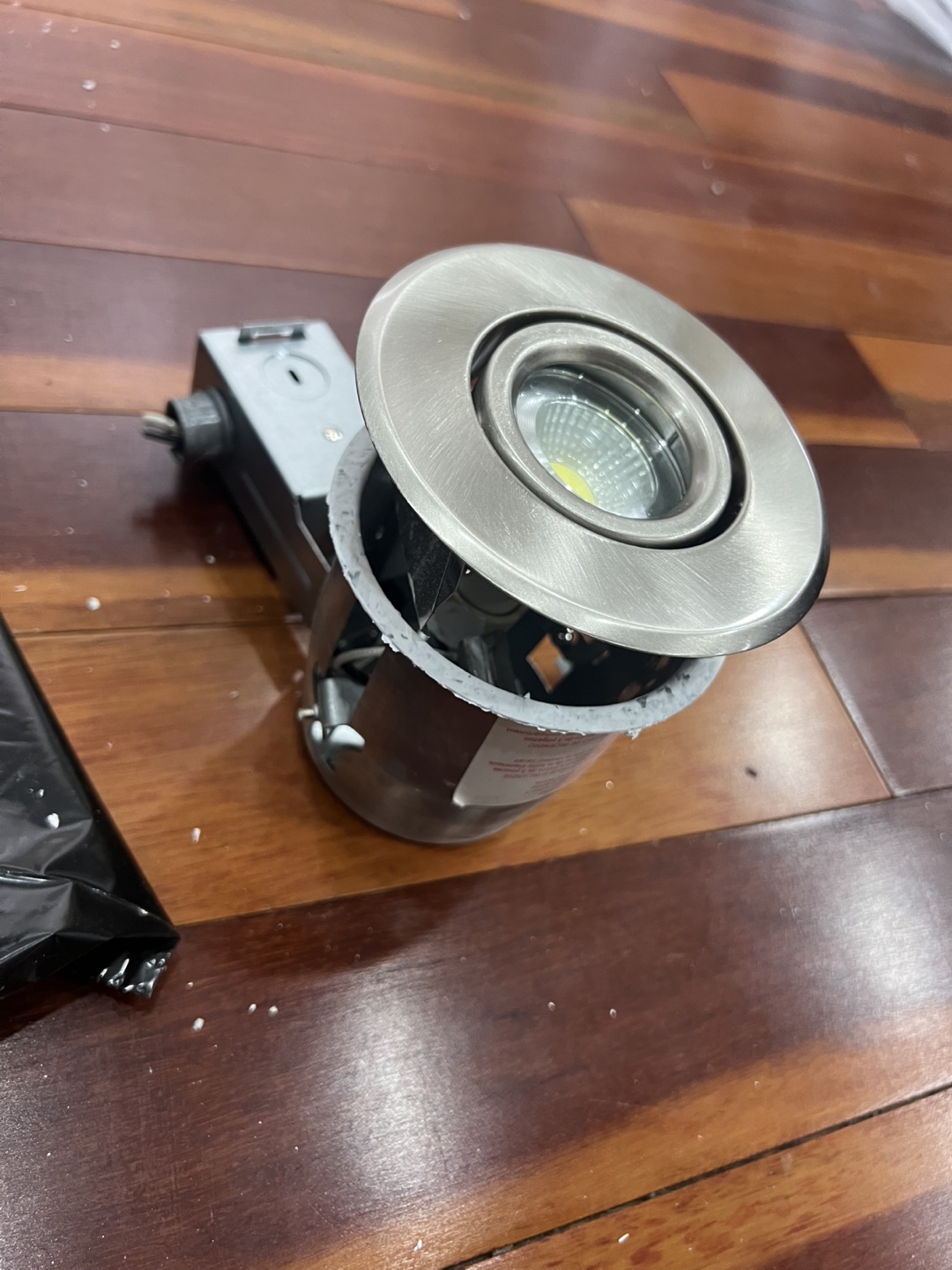 stainless steel potlight used for sale with bulb 38 pieces. - photo 2