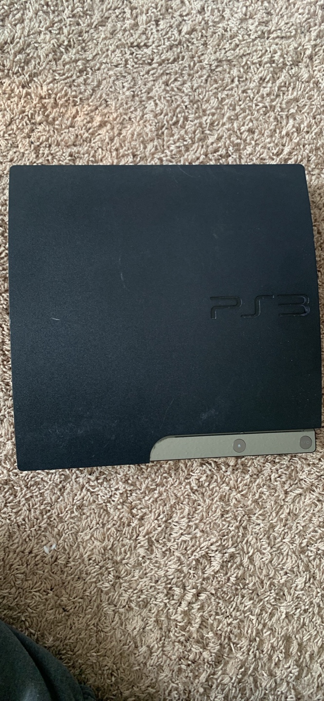 PS3 slim with games no controller or power cord