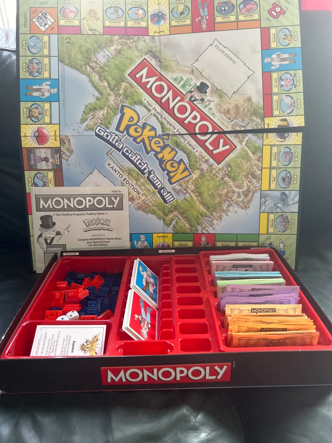 Monopoly Pokémon Kanto Edition Board Game thumbnail