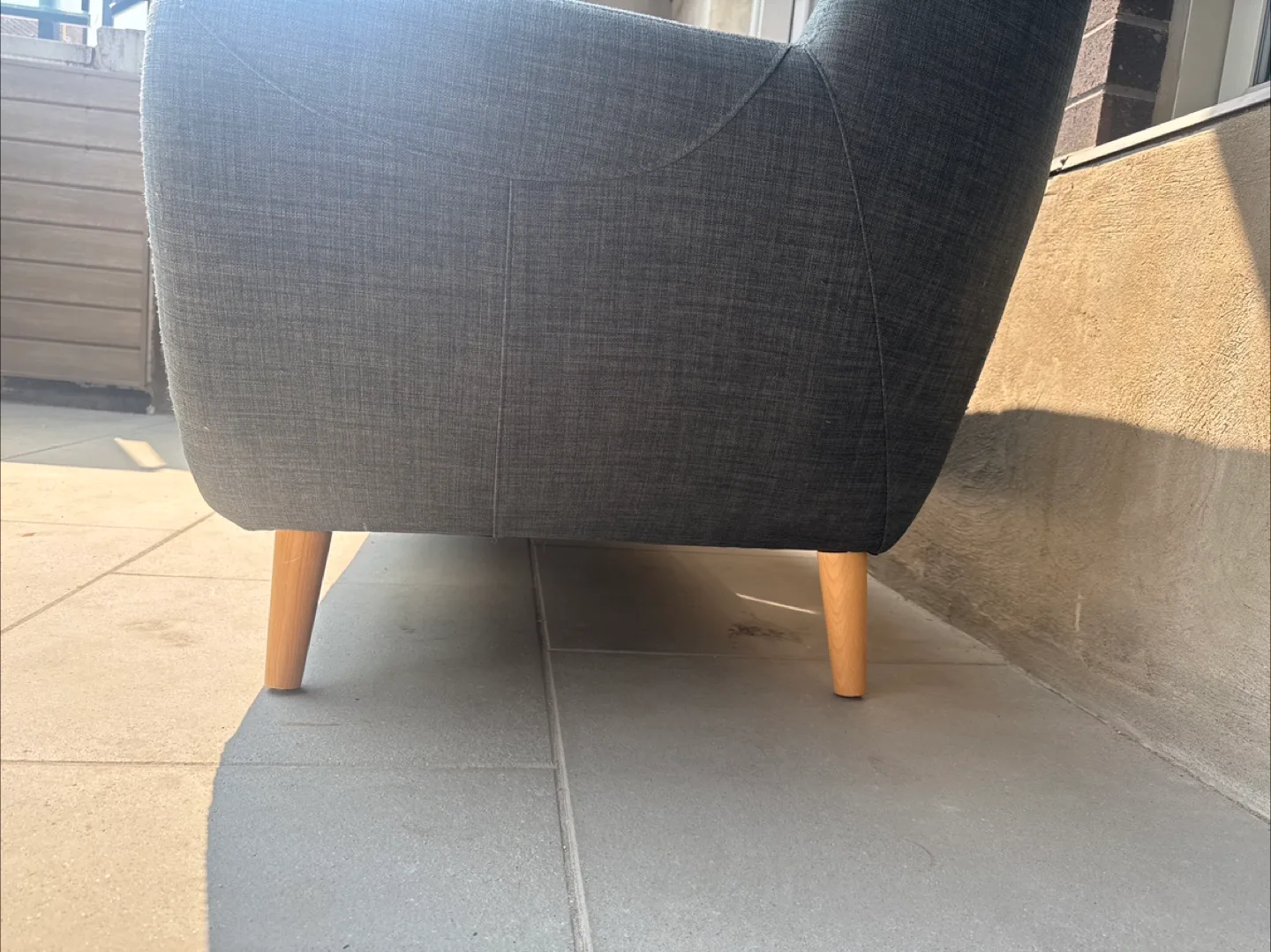 Grey Loveseat Sofa - Like New! image indicator(4)