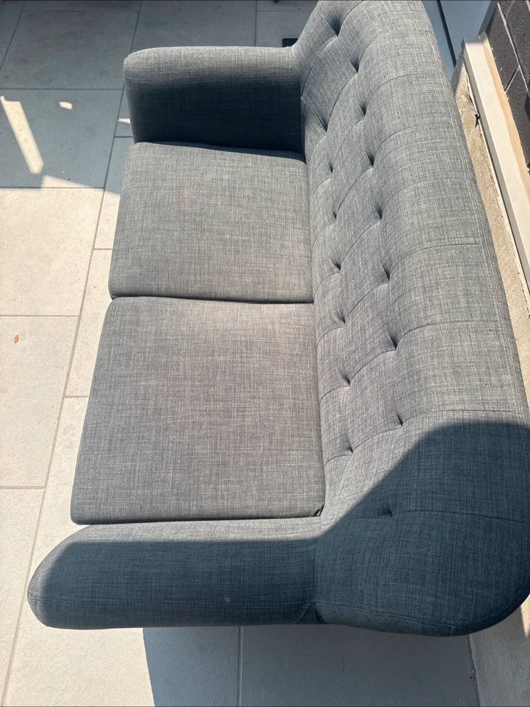 Grey Loveseat Sofa - Like New! image indicator(3)