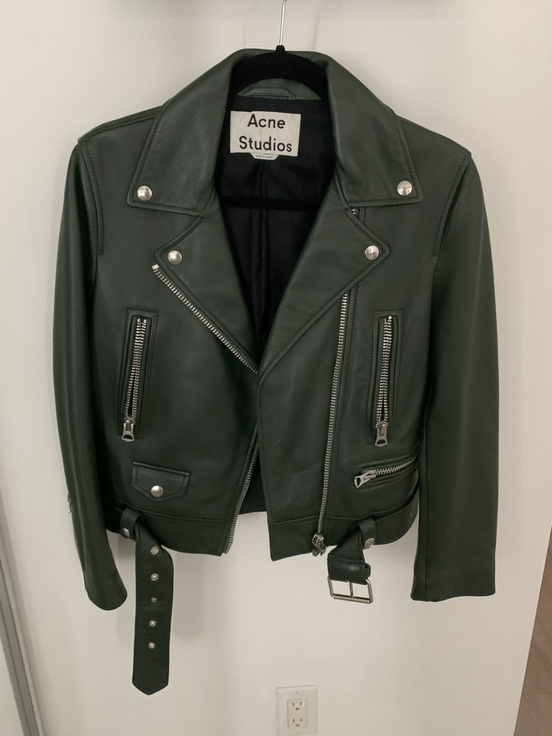 Acne Studios Leather Biker Jacket