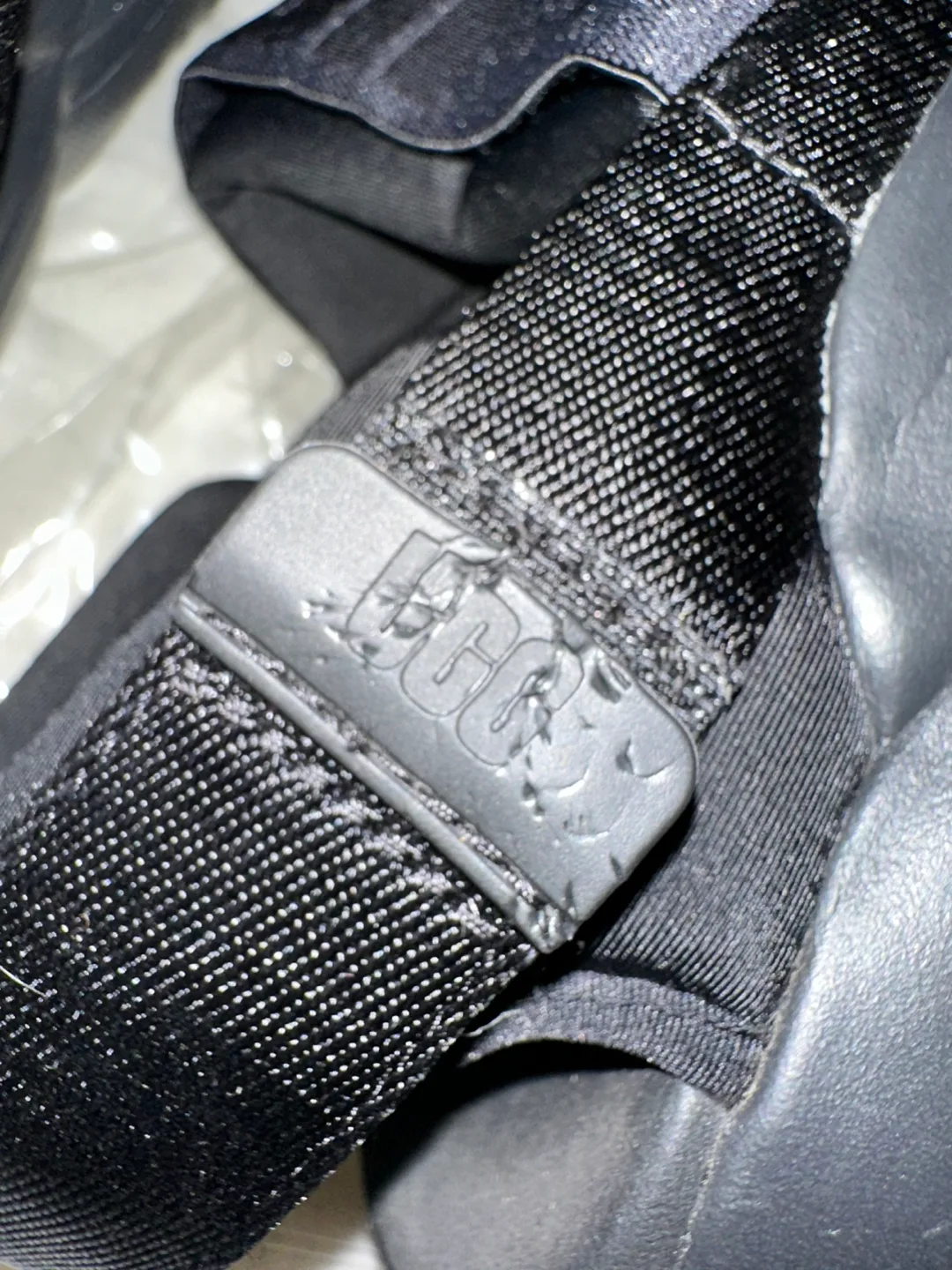 UGG Black Sandals Size 9 image indicator(4)