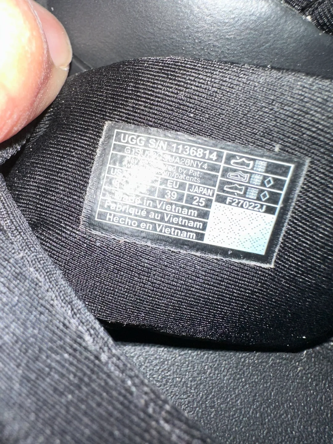 UGG Black Sandals Size 9 image indicator(3)