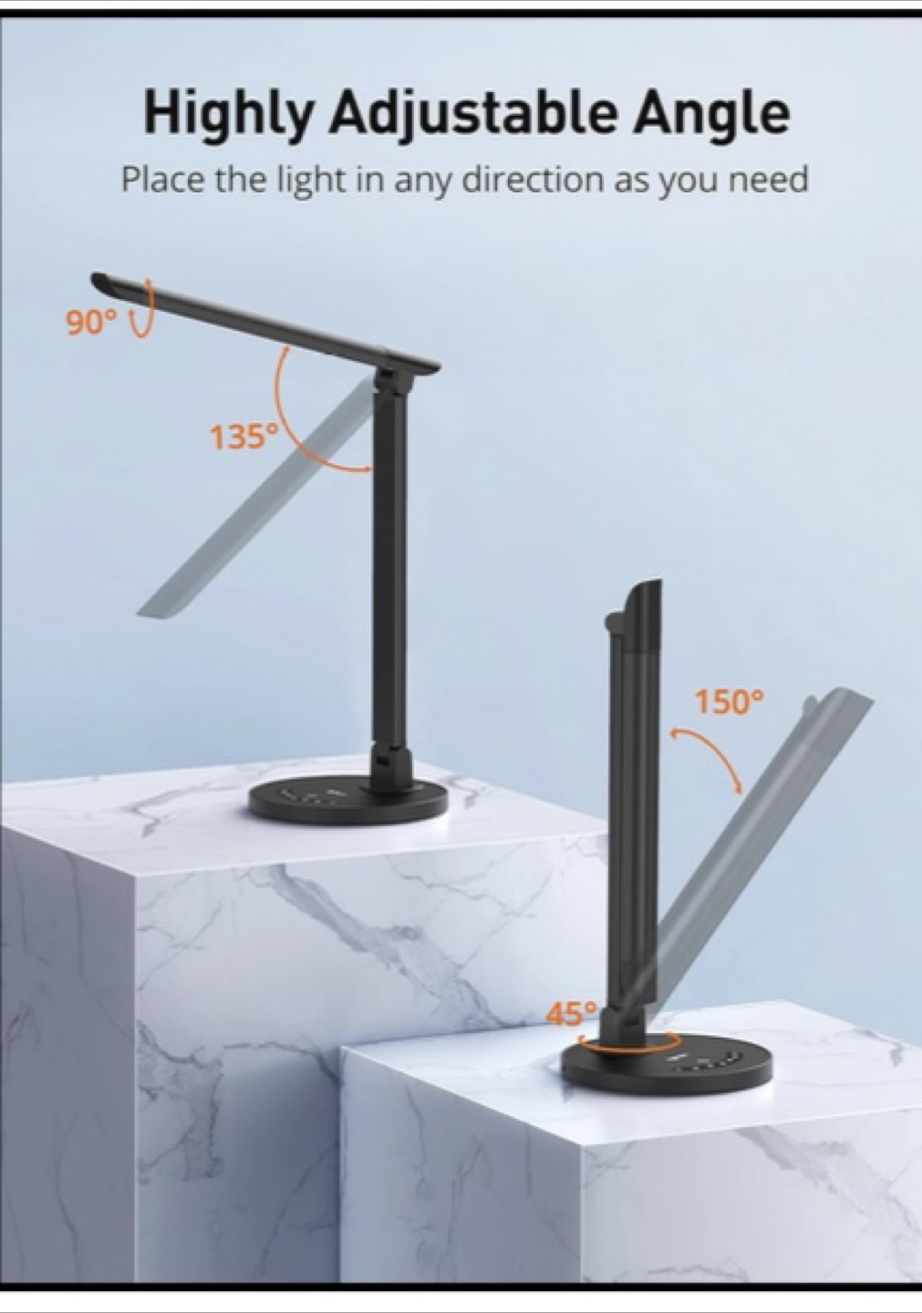 Black LED Desk Lamp SYMPA - photo 3