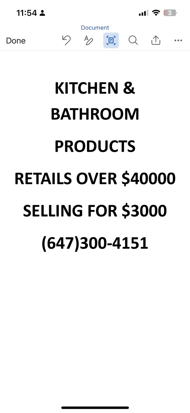 Kohler Kitchen & Bathroom items