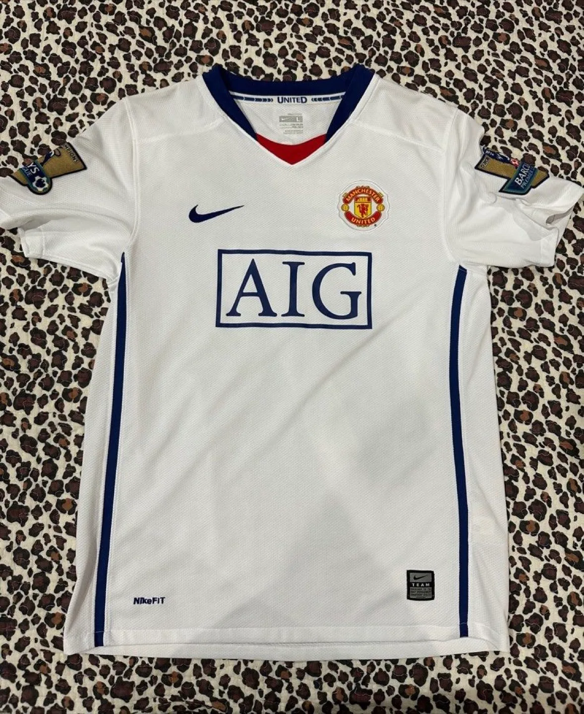 Ronaldo Manchester United 2008/2009 Away White Jersey - NWT thumbnail