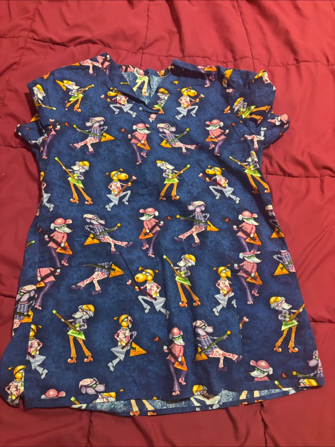 Assorted Print Scrub Tops image indicator(2)