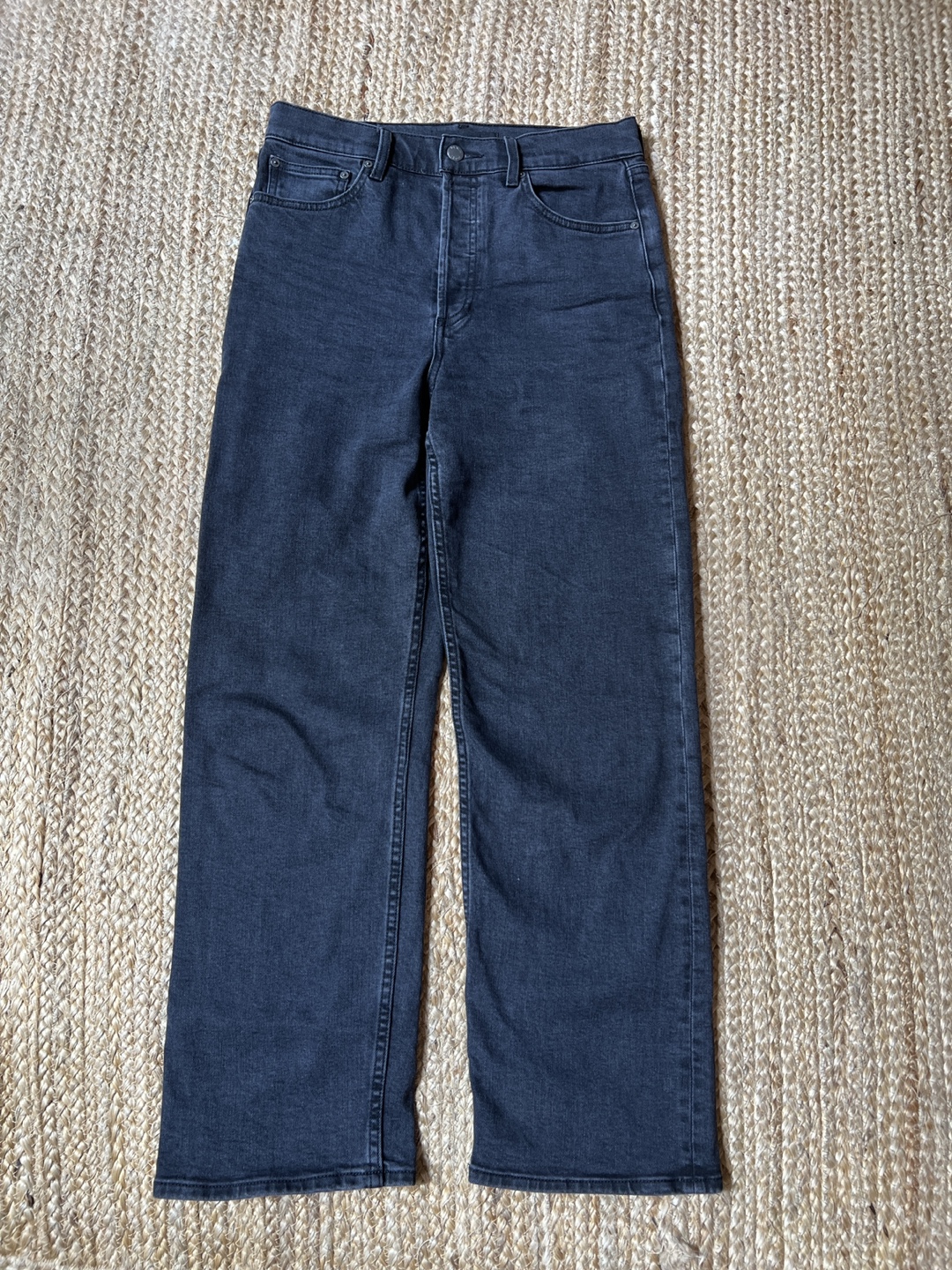 Denim Forum Arlo High Rise Straight Jeans - Size 28 - photo 2