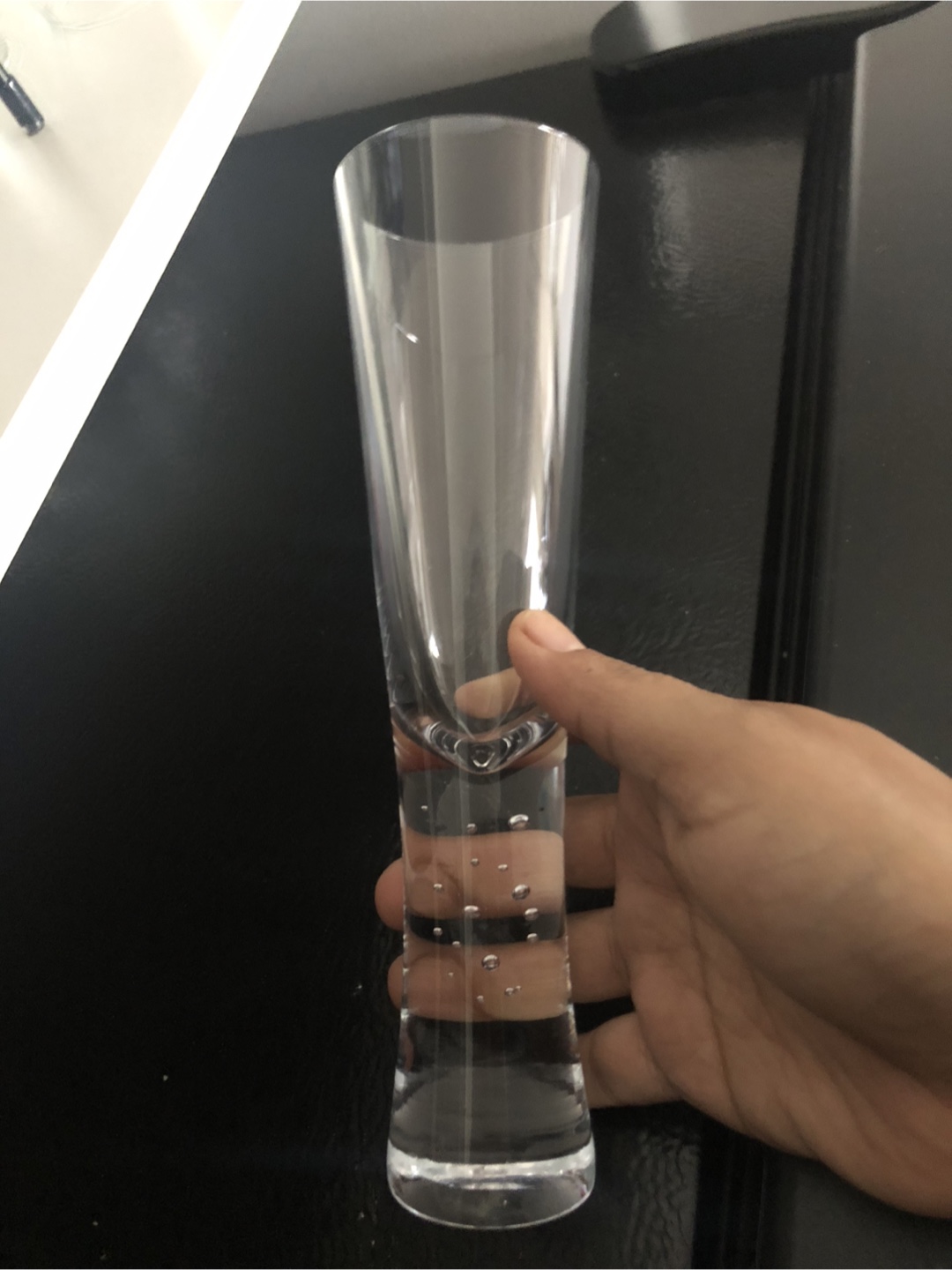 Clear Glass Bud Vase