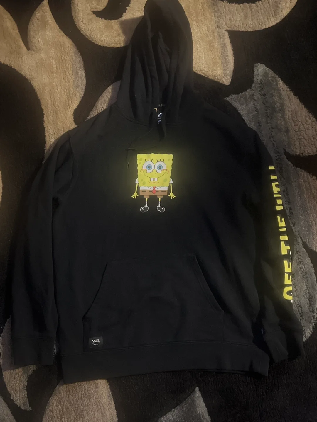 Vans x Spongebob Hoodie - Black thumbnail