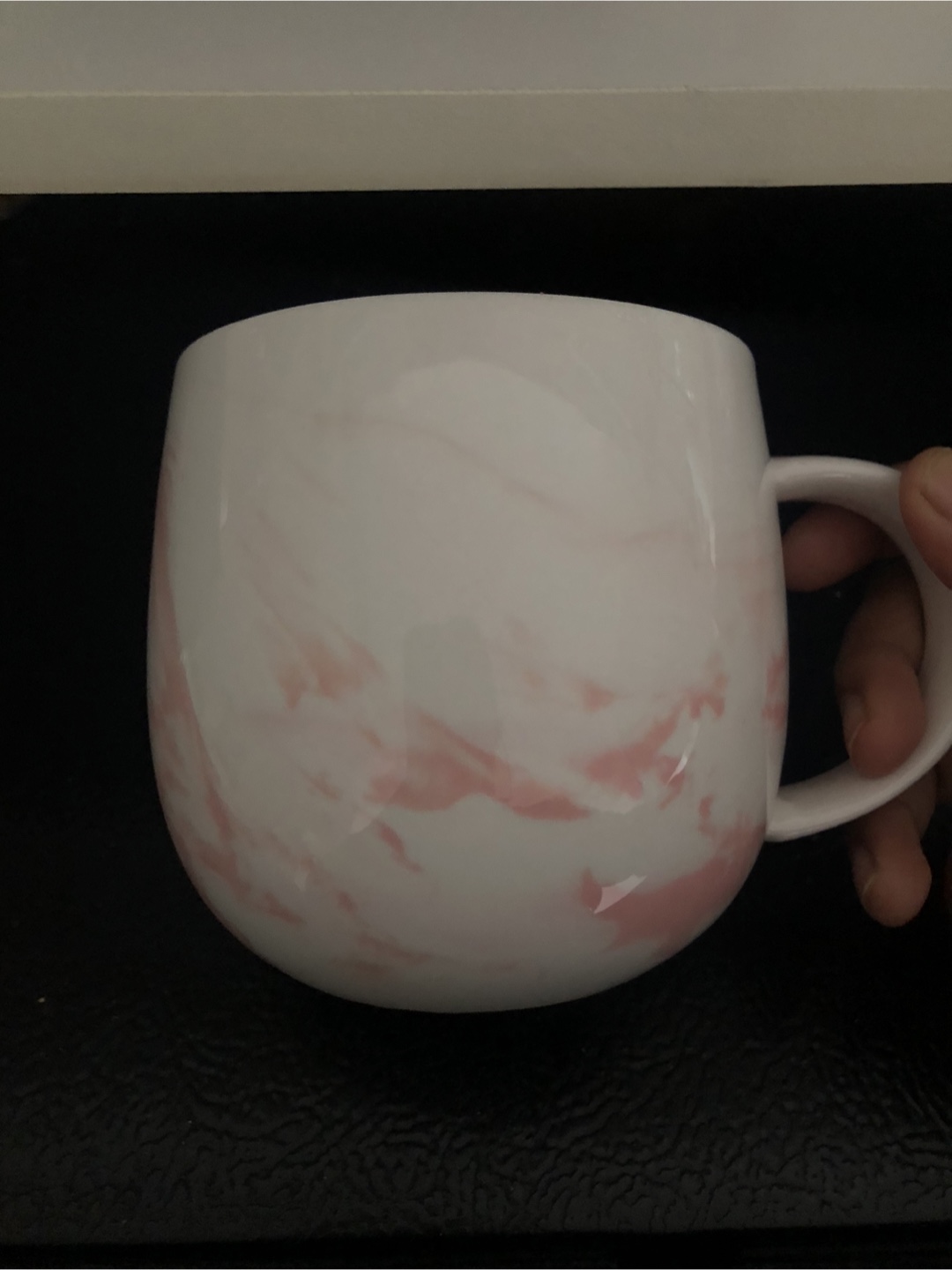 Pink Marble Mug