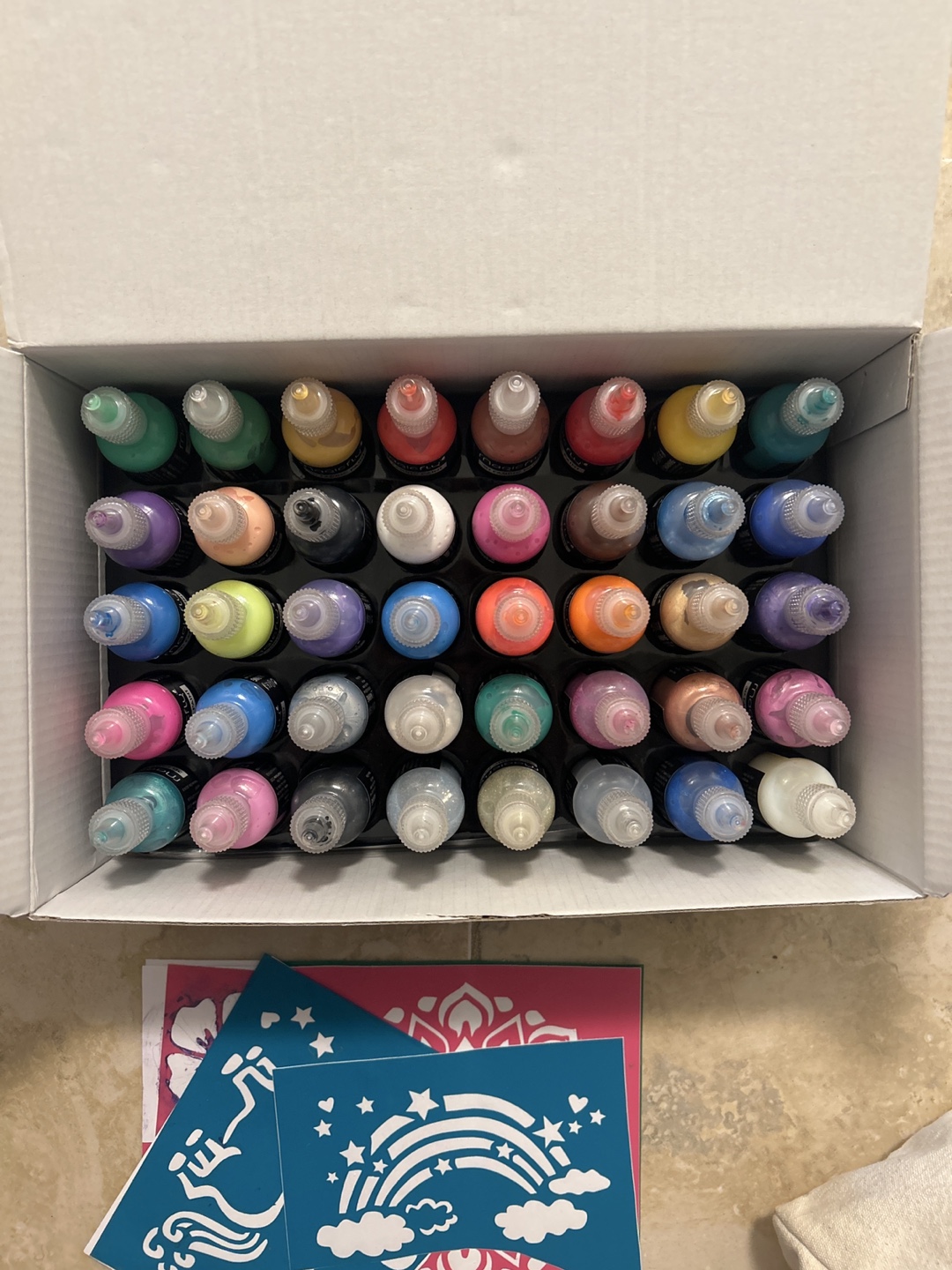 Magicfly 3D Fabric Paint Set, 40 Colors - photo 2