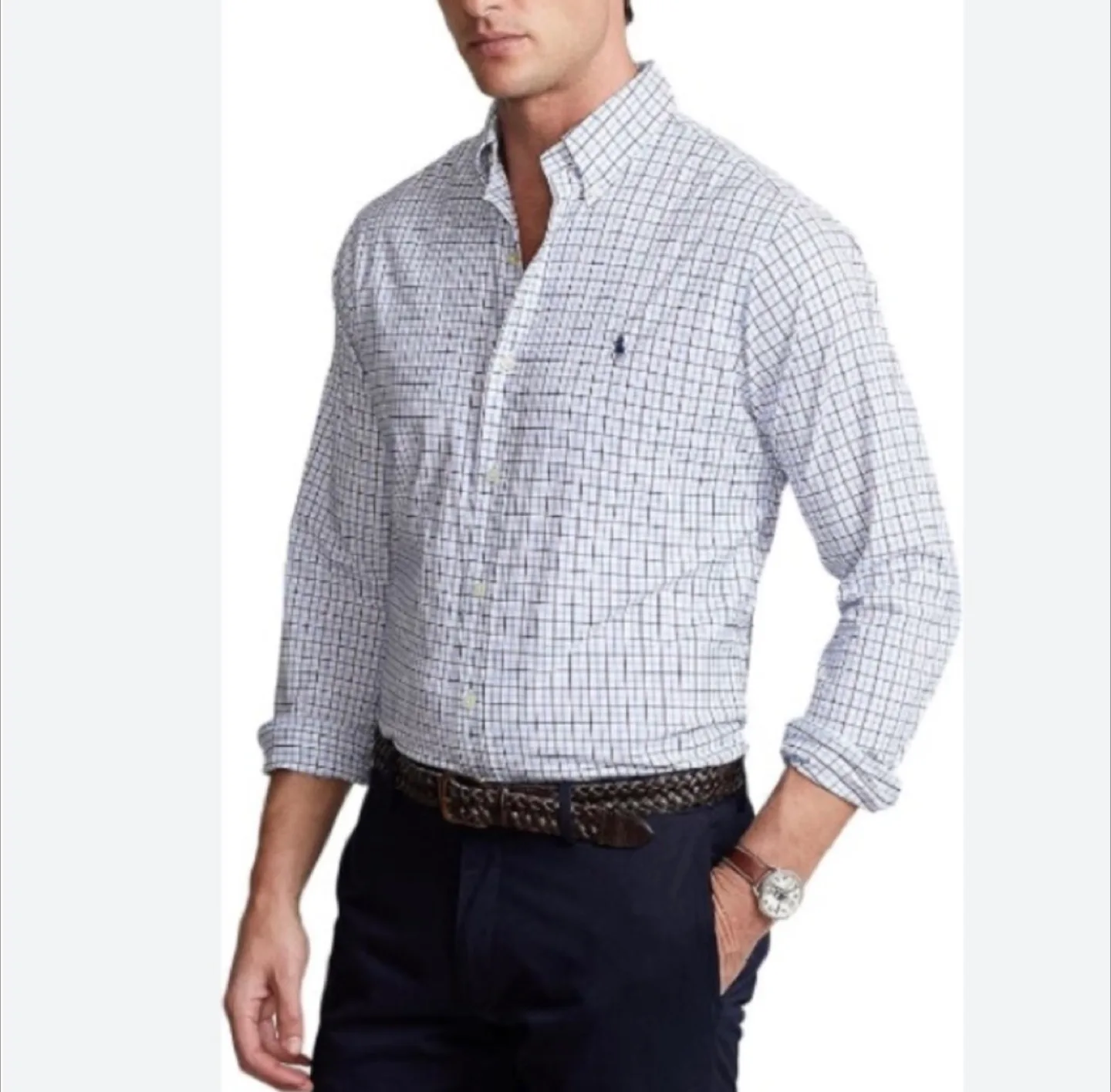 Ralph Lauren Plaid Button Down Shirt thumbnail