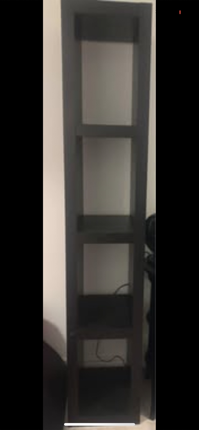Dark Brown Wooden Shelf
