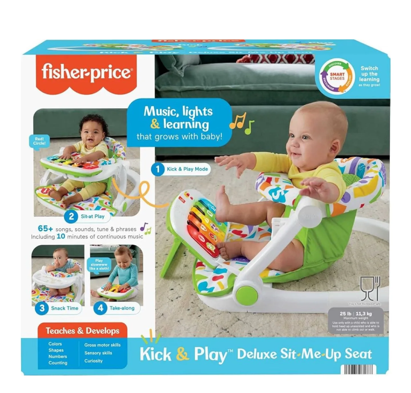 Fisher-Price Kick & Play Deluxe Sit-Me-Up Seat thumbnail