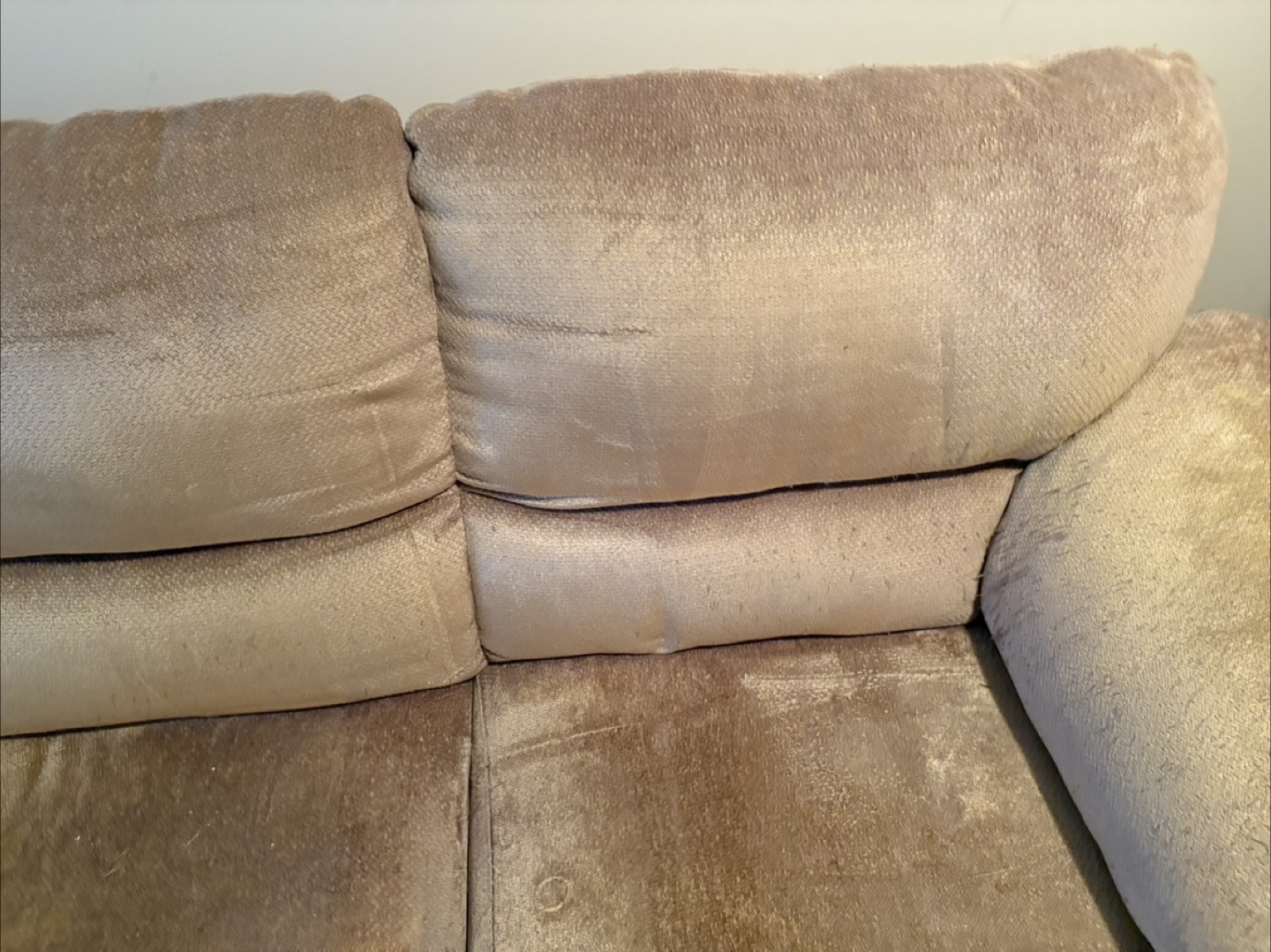 Used 3-Seat Sofa - Beige - photo 2