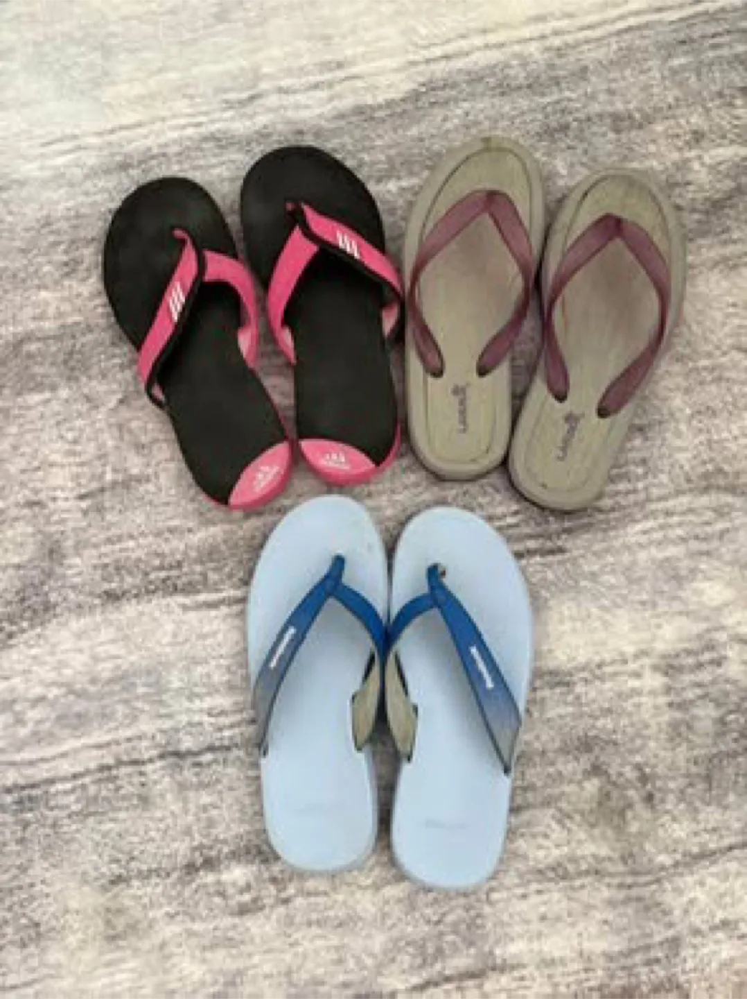 Reebok, Adidas & Laguna flip flops (Okay condition) (All FREE) thumbnail