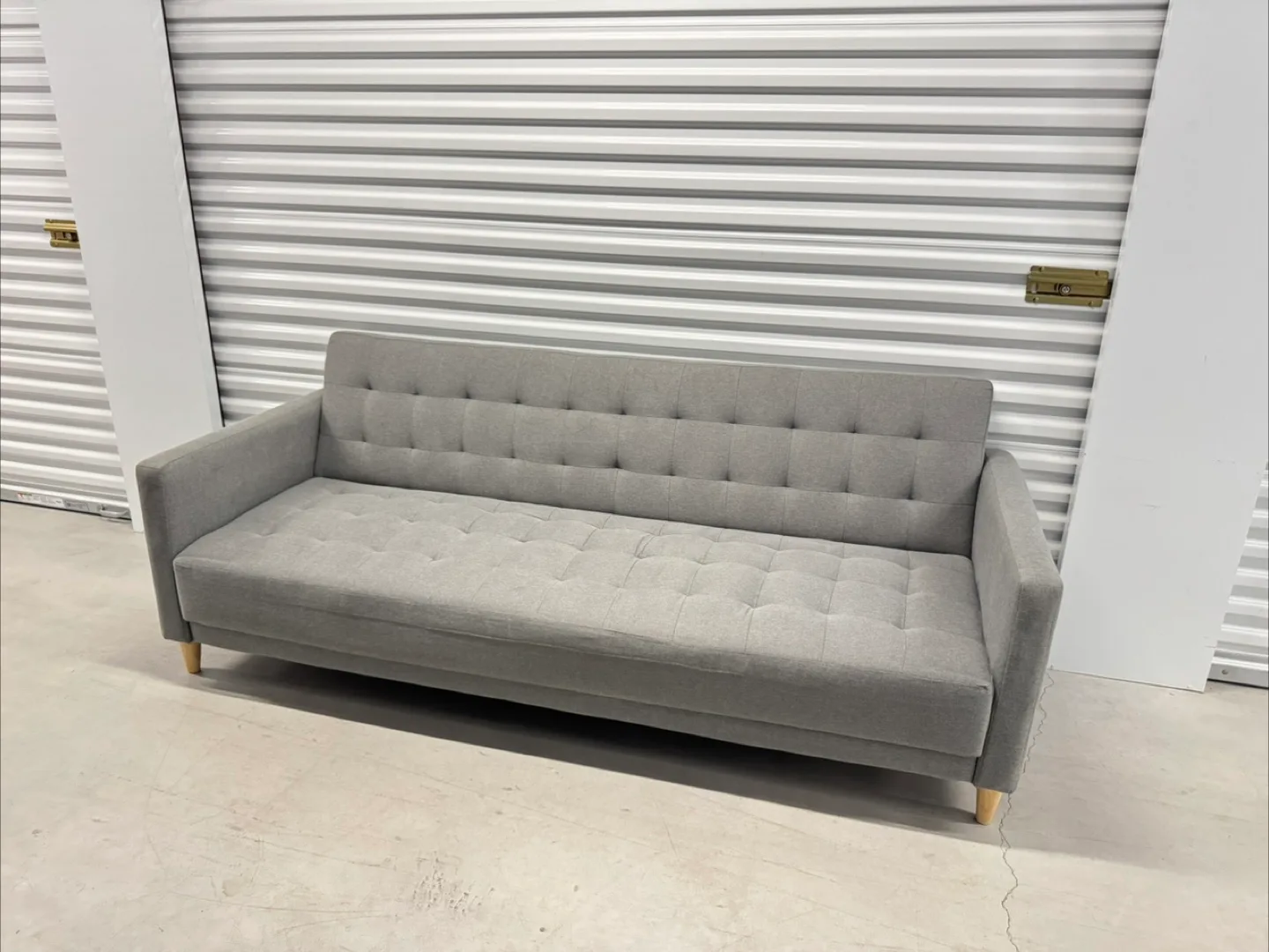 Wayfair Grey Futon Sofa Bed (delivery available) image indicator(6)