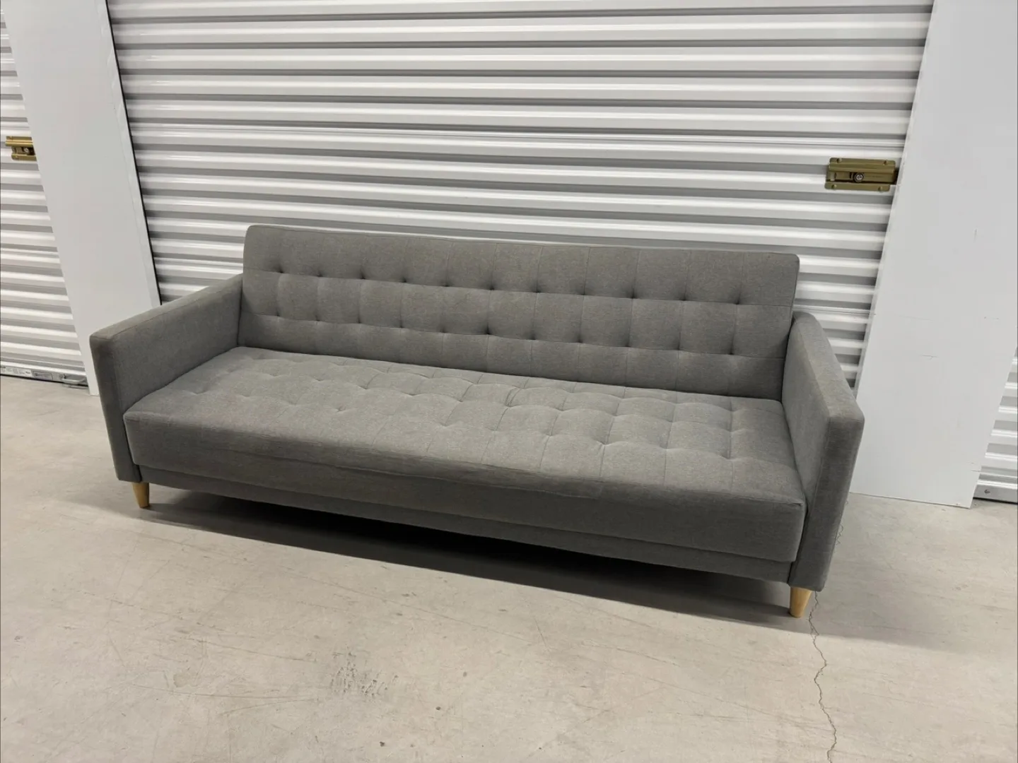 Wayfair Grey Futon Sofa Bed (delivery available) image indicator(4)