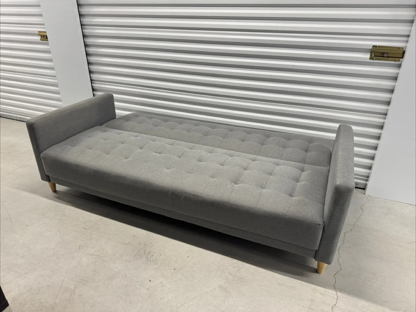 Wayfair Grey Futon Sofa Bed (delivery available) image indicator(8)