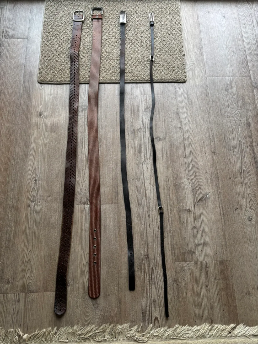 Assorted Belts -LG- Brown and Black- MUST GO- condition good thumbnail