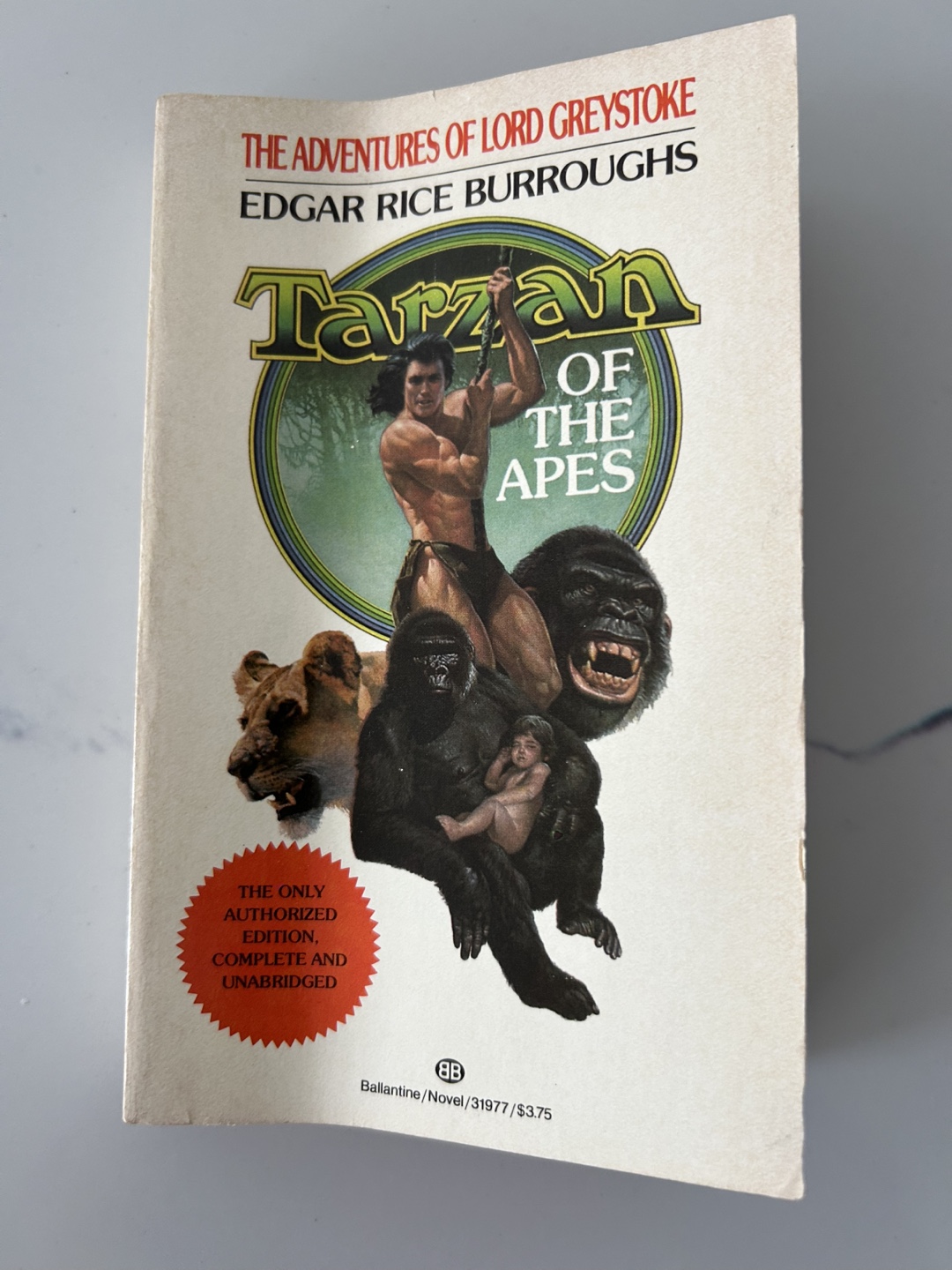Tarzan of the Apes by Edgar Rice Burroughs