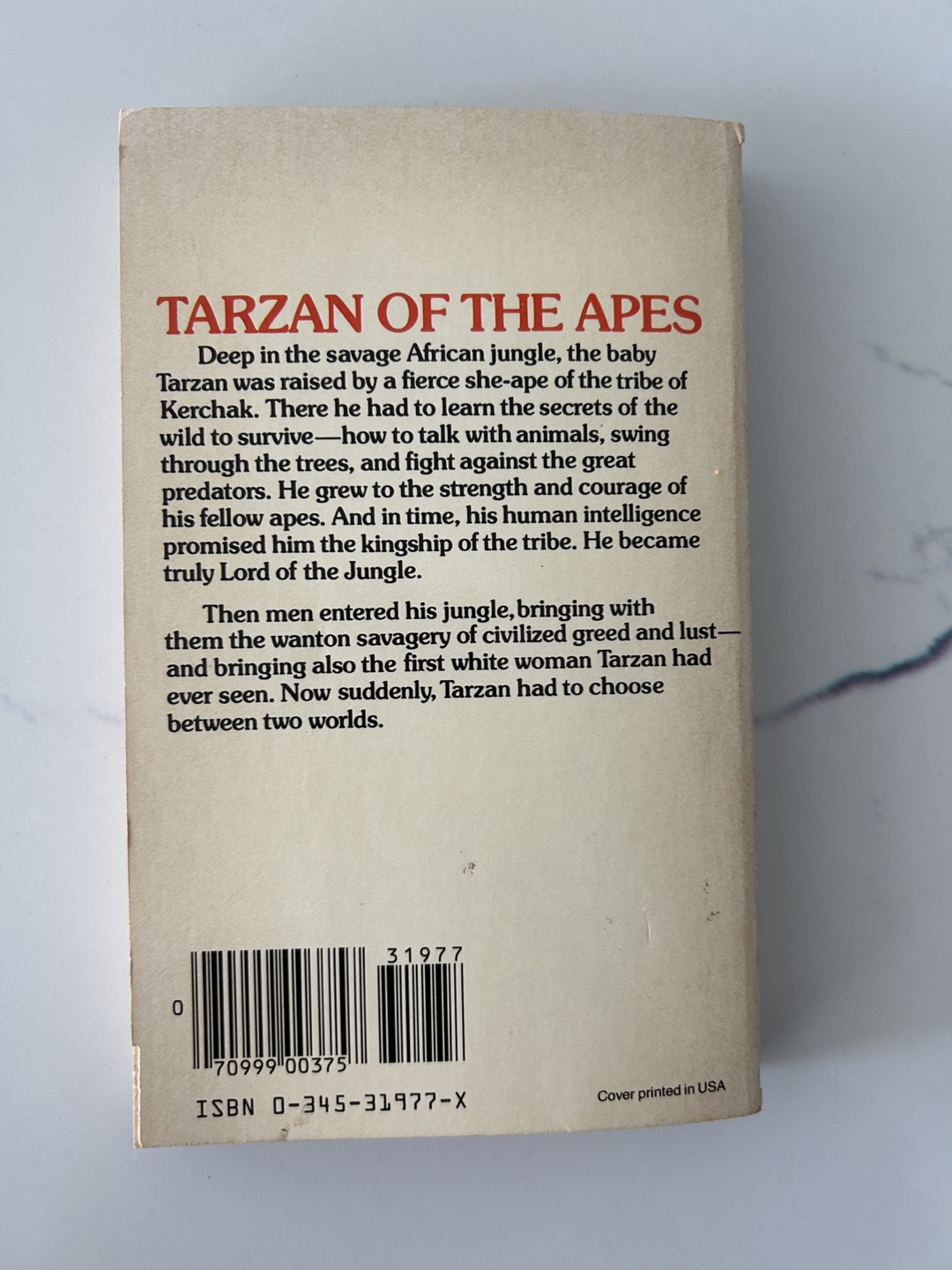 Tarzan of the Apes by Edgar Rice Burroughs - photo 2