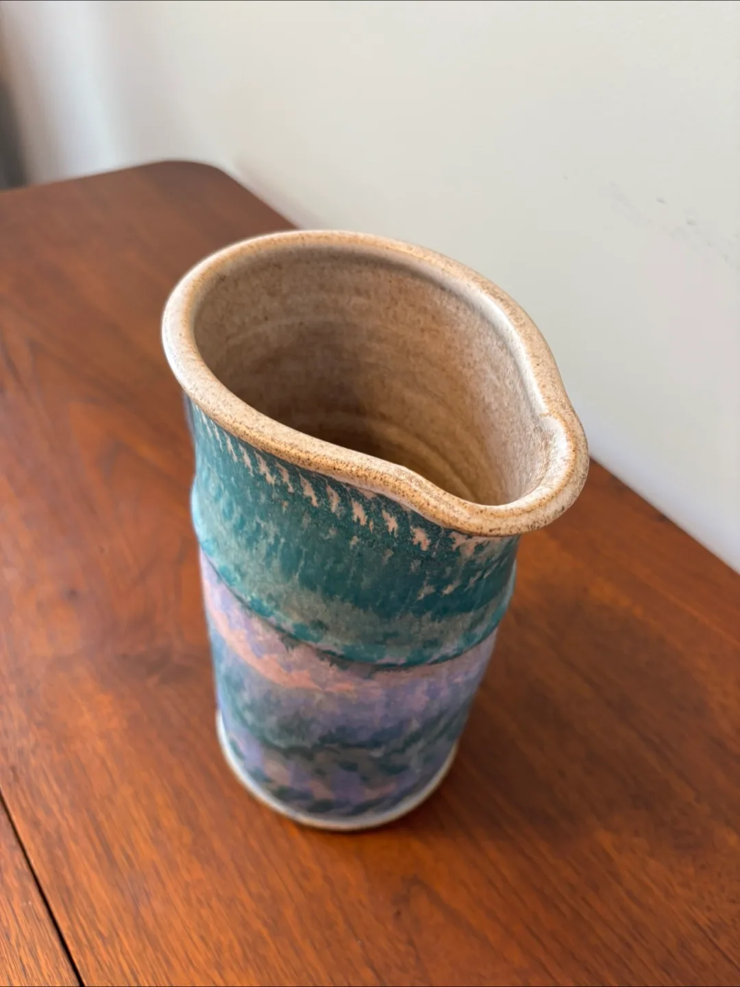 Handmade Pottery Pitcher Vase image indicator(3)