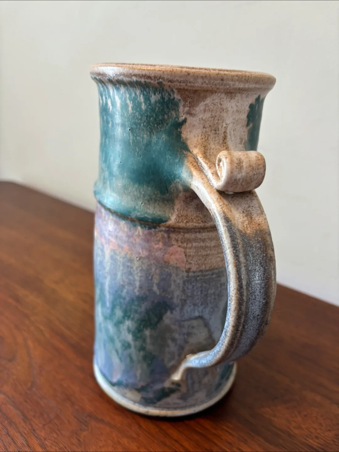 Handmade Pottery Pitcher Vase image indicator(8)