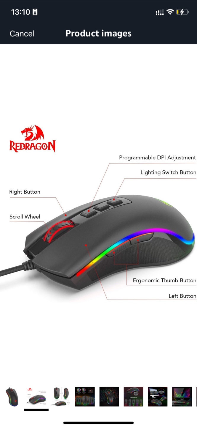 Redragon M711 Gaming Mouse - photo 2