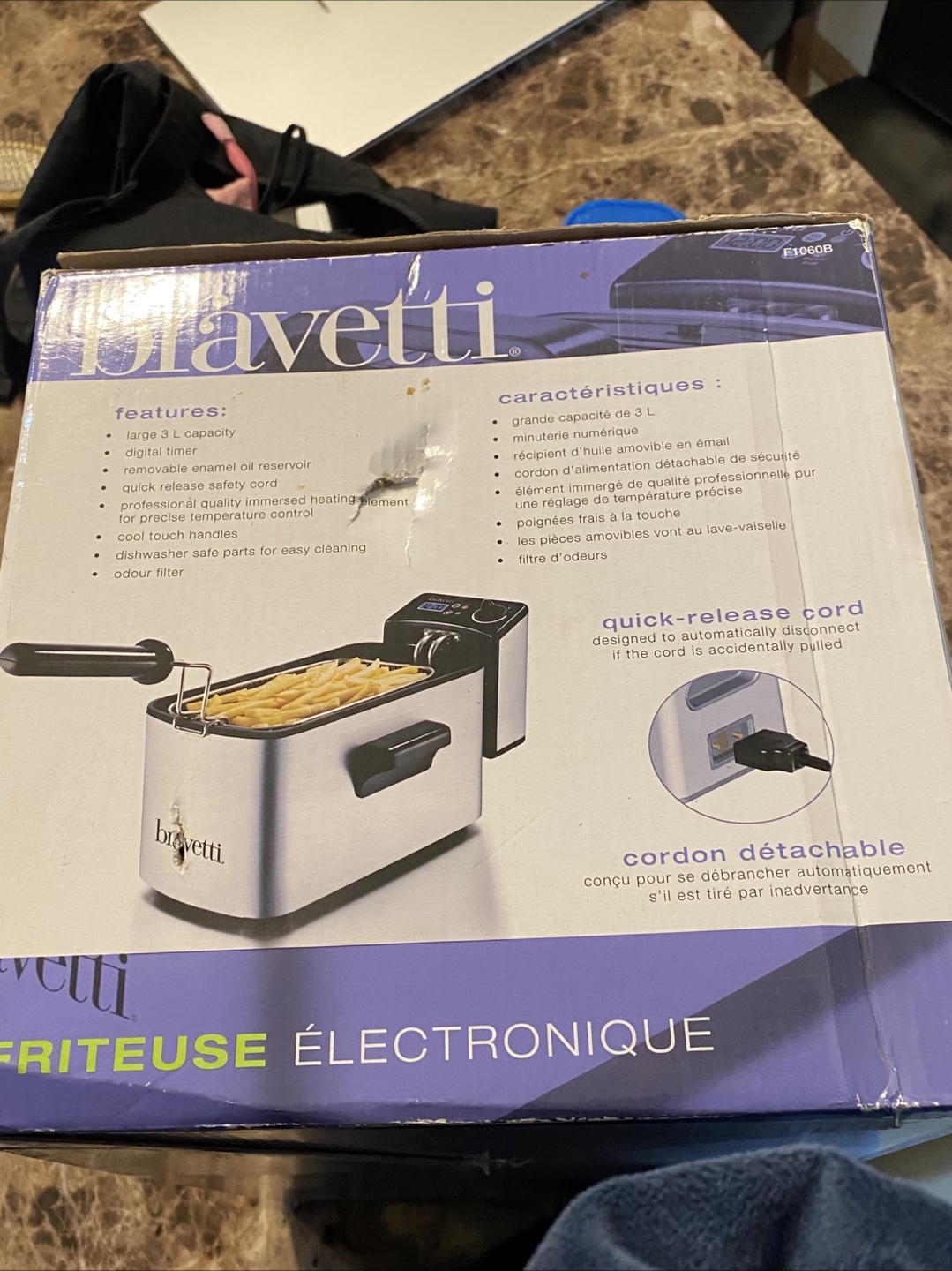 Bravetti Electronic Deep Fryer - New! - photo 3