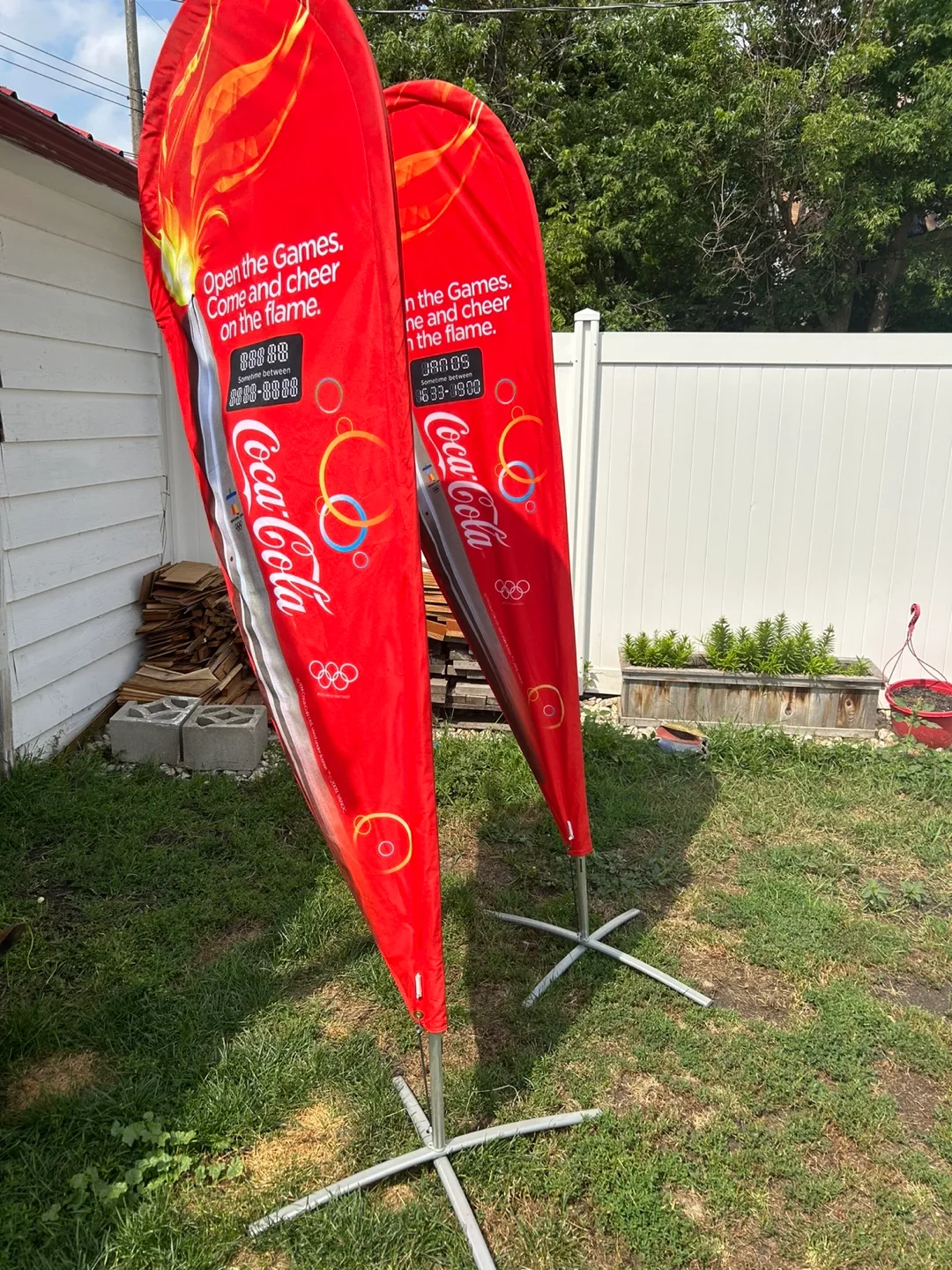 Coca-Cola Olympic Games Flag thumbnail