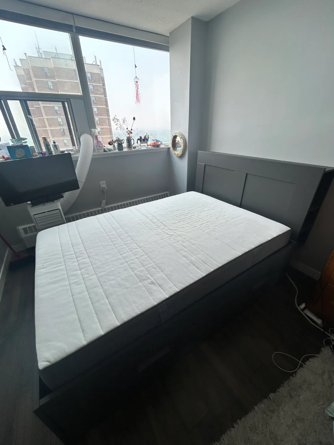 IKEA Hemnes Grey Bed Frame thumbnail
