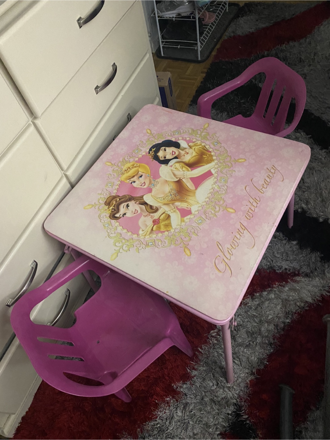 Disney Princess Table & 2 Pink Chairs - photo 2